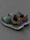 Flower Mountain/YAMANO 3 Hiking Shoes Series FM-FM63689-SHHLL, Dark Gray/Blue-Gray/Green (FM63568)